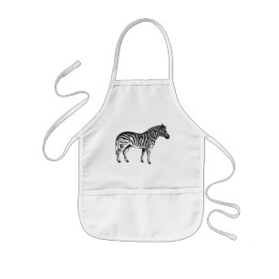 Zebra Kinderschürze