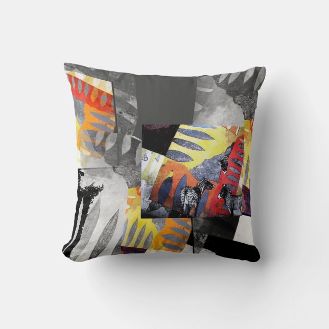 ZEBRA-Kissen durch CR SINCLAIR Kissen (Vorderseite)