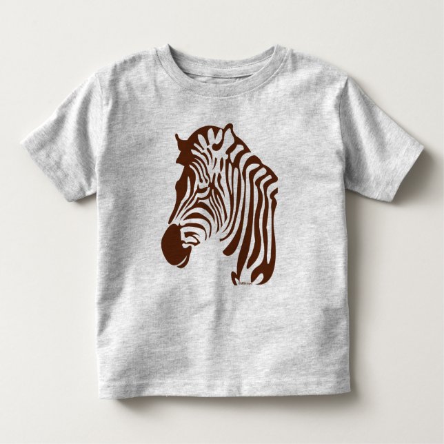 Zebra Kleinkind T-shirt (Vorderseite)