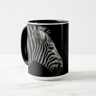 Zebra-Kopf Keramik-Tasse Tasse