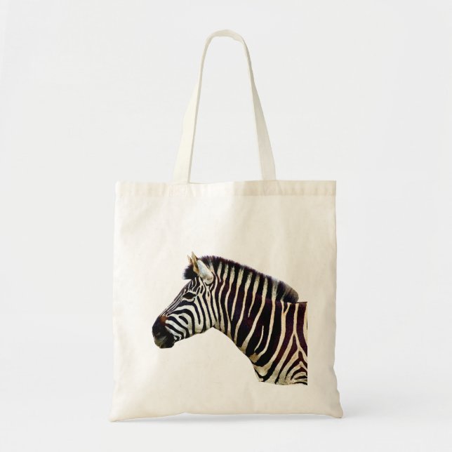 Zebra-Kopf zur Schulter Tragetasche (Vorne)