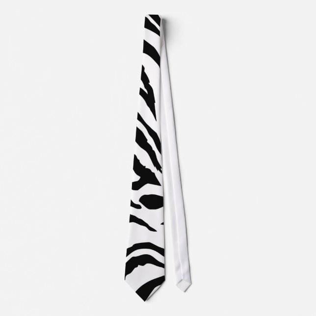 Zebra-Krawatte Krawatte (Vorderseite)