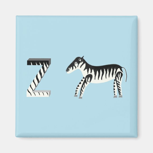 Zebra Kühlschrankmagnet Magnet (Vorne)