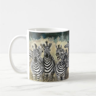 Zebra lachen - ein fröhliches Herz Kaffeetasse