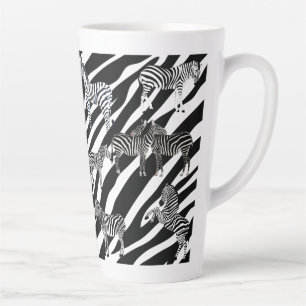 Zebra Latte Tasse