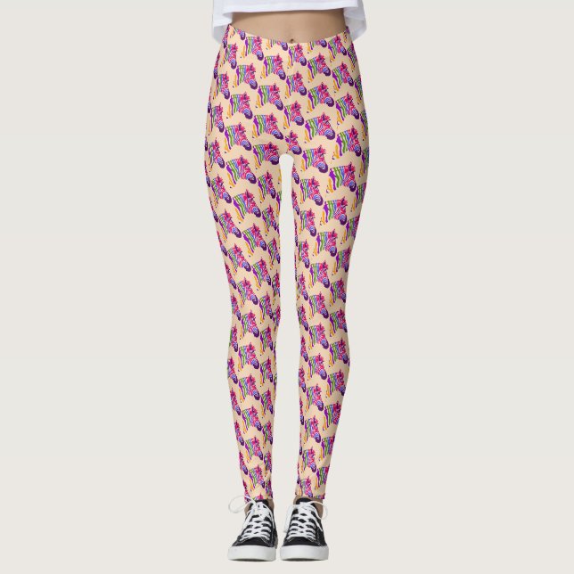 Zebra Leggings (Vorderseite)