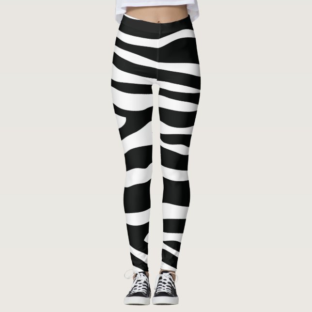 Zebra Leggings (Vorderseite)