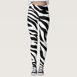 Zebra-Legierung Leggings