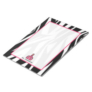 Zebra-Lehrer-Notizblock Notizblock