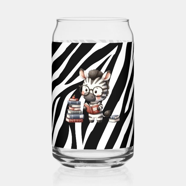 Zebra-Lesebücher. Dosenglas (Vorderseite)