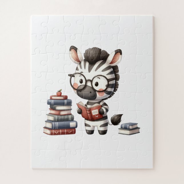 Zebra-Lesebücher. Puzzle (Vertikal)