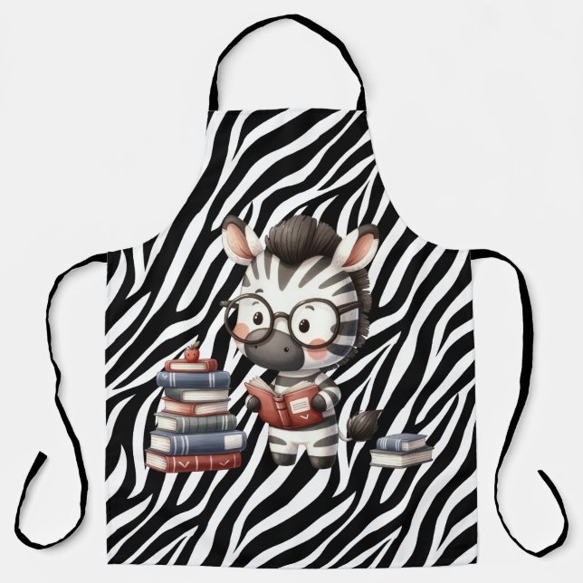 Zebra-Lesebücher. Schürze (Vorderseite)