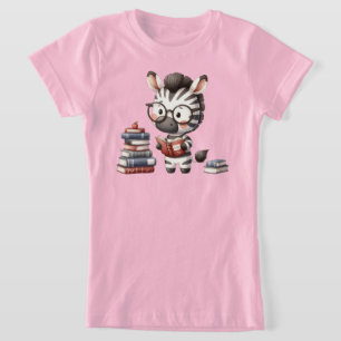 Zebra-Lesebücher. T-Shirt