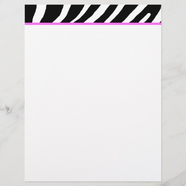 Zebra Letterhead (Vorderseite)