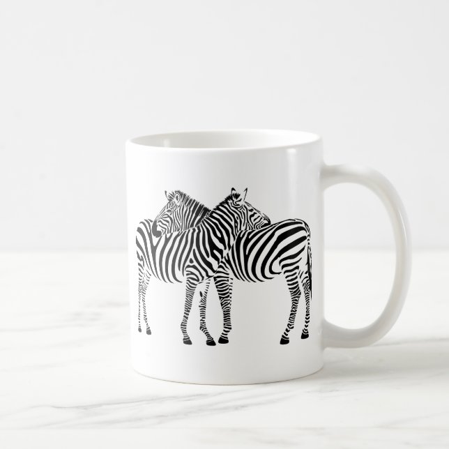 Zebra-Liebe Tasse (Rechts)