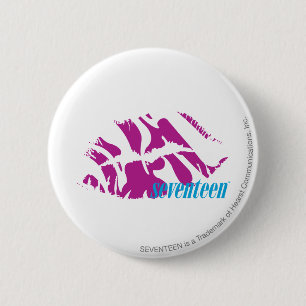 Zebra lila button