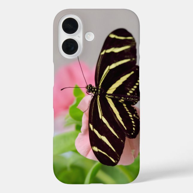 Zebra Longwing Butterfly Case-Mate iPhone Hülle (Rückseite)