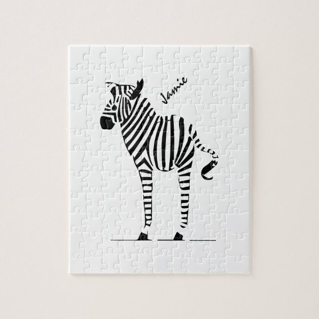 Zebra Lovers Geschenke Puzzle (Vertikal)