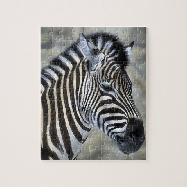 Zebra Lovers Geschenke Puzzle (Vertikal)