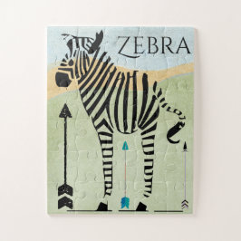 Zebra Lovers Geschenke Puzzle