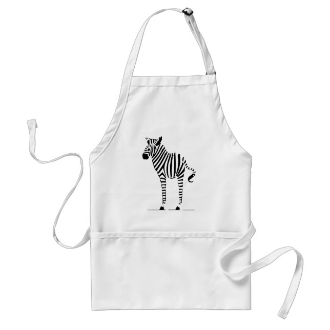 Zebra Lovers Geschenke Schürze (Vorne)