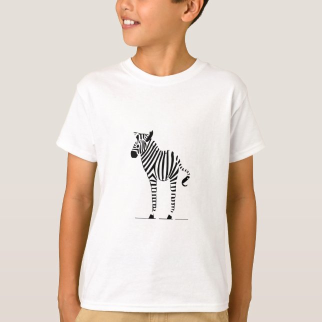 Zebra Lovers Geschenke T-Shirt (Vorderseite)