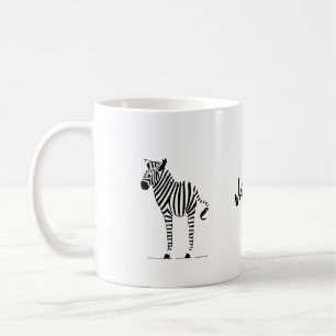 Zebra Lovers Geschenke Tasse