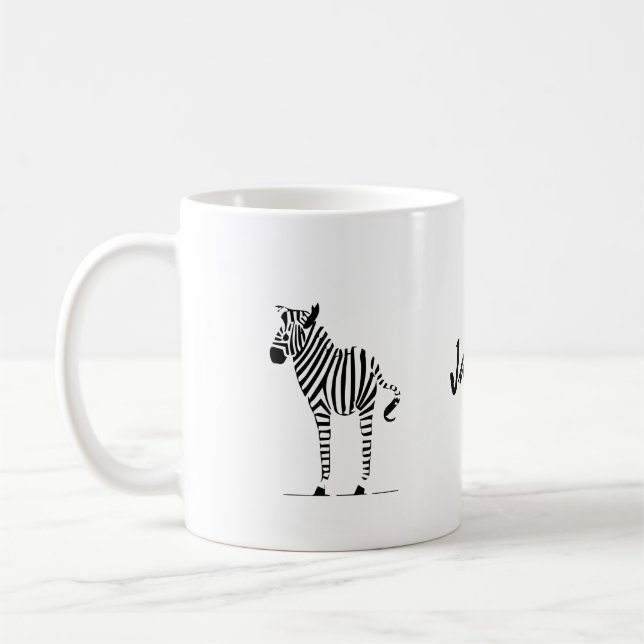 Zebra Lovers Geschenke Tasse (Links)