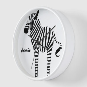 Zebra Lovers Geschenke Uhr