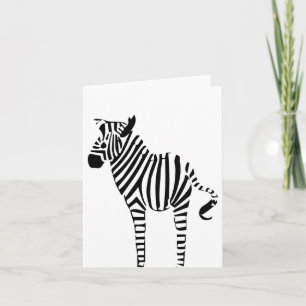 Zebra Lovers Vielen Dank oder Mitteilungskarten