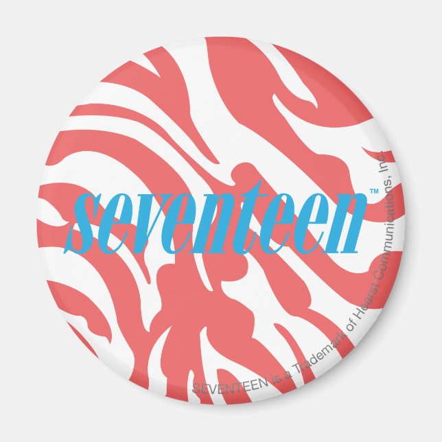 Zebra LtPink Magnet (Vorne)
