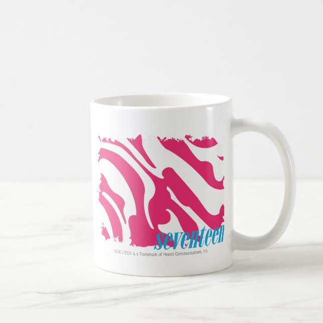 Zebra-Magenta 3 Kaffeetasse (Rechts)