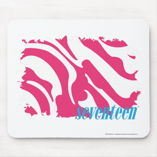 Zebra-Magenta 3 Mousepad (Vorne)