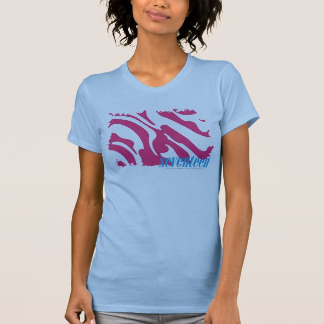 Zebra-Magenta 3 T-Shirt (Vorderseite)