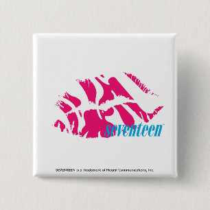 Zebra-Magenta Button