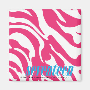 Zebra-Magenta Magnet