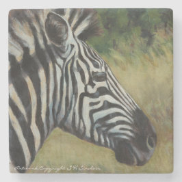 Zebra-MarmorUntersetzer Steinuntersetzer