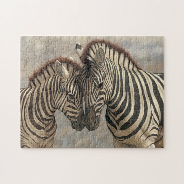 Zebra mit Colt Puzzle (Horizontal)