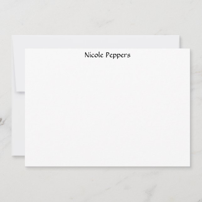 Zebra Mitteilungskarte (Vorderseite)