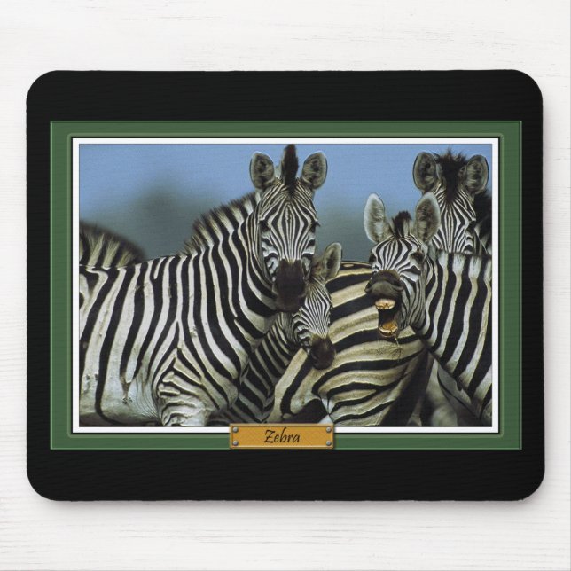 Zebra Mousepad (Vorne)