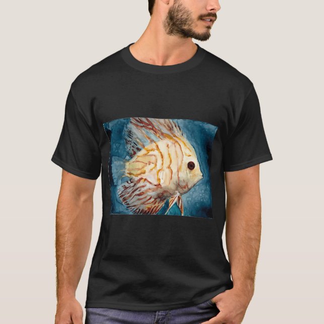 Zebra-Muränen Marktüblicher Fisch T-Shirt (Vorderseite)