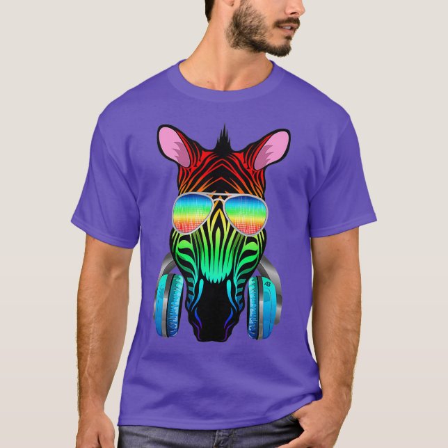 Zebra Music DJ - Africa Collection T-Shirt (Vorderseite)