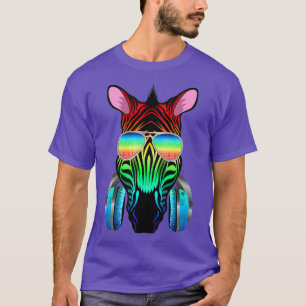 Zebra Music DJ - Afrika Sammlung T-Shirt
