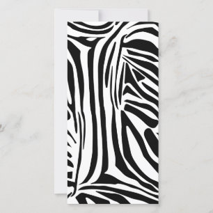 Zebra-Muster Ankündigung