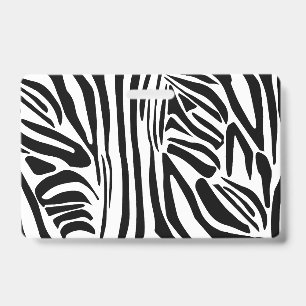 Zebra-Muster Ausweis