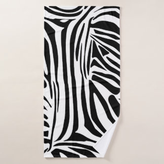 Zebra-Muster Badehandtuch