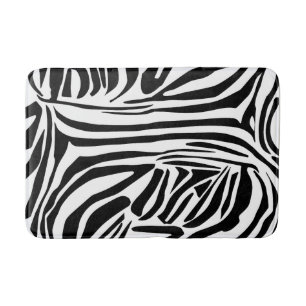Zebra-Muster Badematte