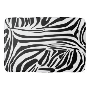 Zebra-Muster Badematte