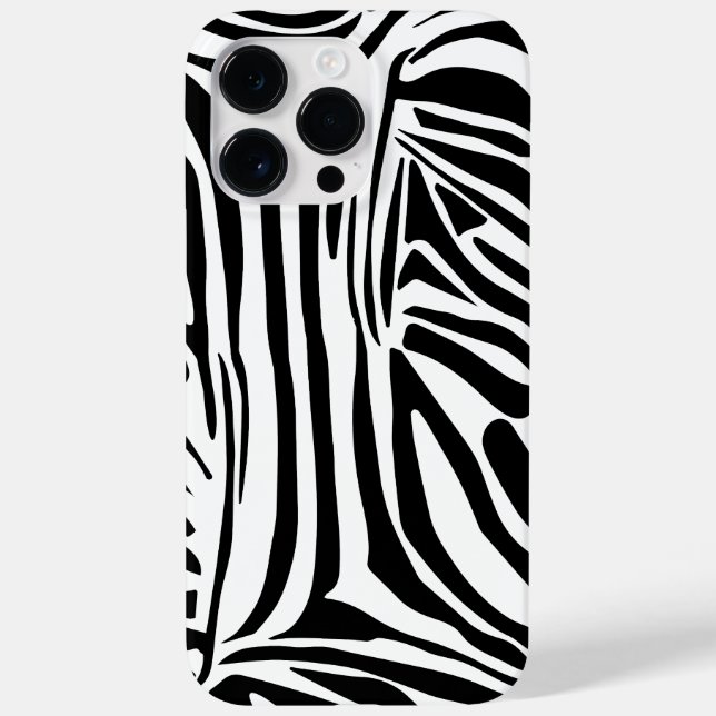Zebra-Muster Case-Mate iPhone Hülle (Rückseite)