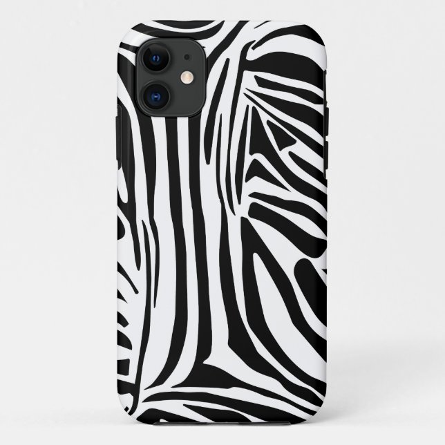 Zebra-Muster Case-Mate iPhone Hülle (Rückseite)